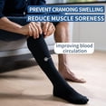 thumbnail image 3 of 4 Pairs-Compression Socks for Women&Men Circulation-Best Support for Nurses,Running,Athletic, 3 of 7