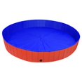thumbnail image 3 of vidaXL Foldable Dog Swimming Pool Red 300x40 cm PVC, 3 of 5
