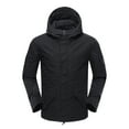 thumbnail image 1 of LOVZFMLL Jackets for Men's Winter Solid Color With Zippered Pockets And Long Sleeved Hooded Casual Jacket, 1 of 2