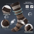 thumbnail image 2 of 6 Pairs Merino Wool Socks for Men, Mens Black Winter Thermal Wool Dress Crew Hiking Socks, 2 of 7