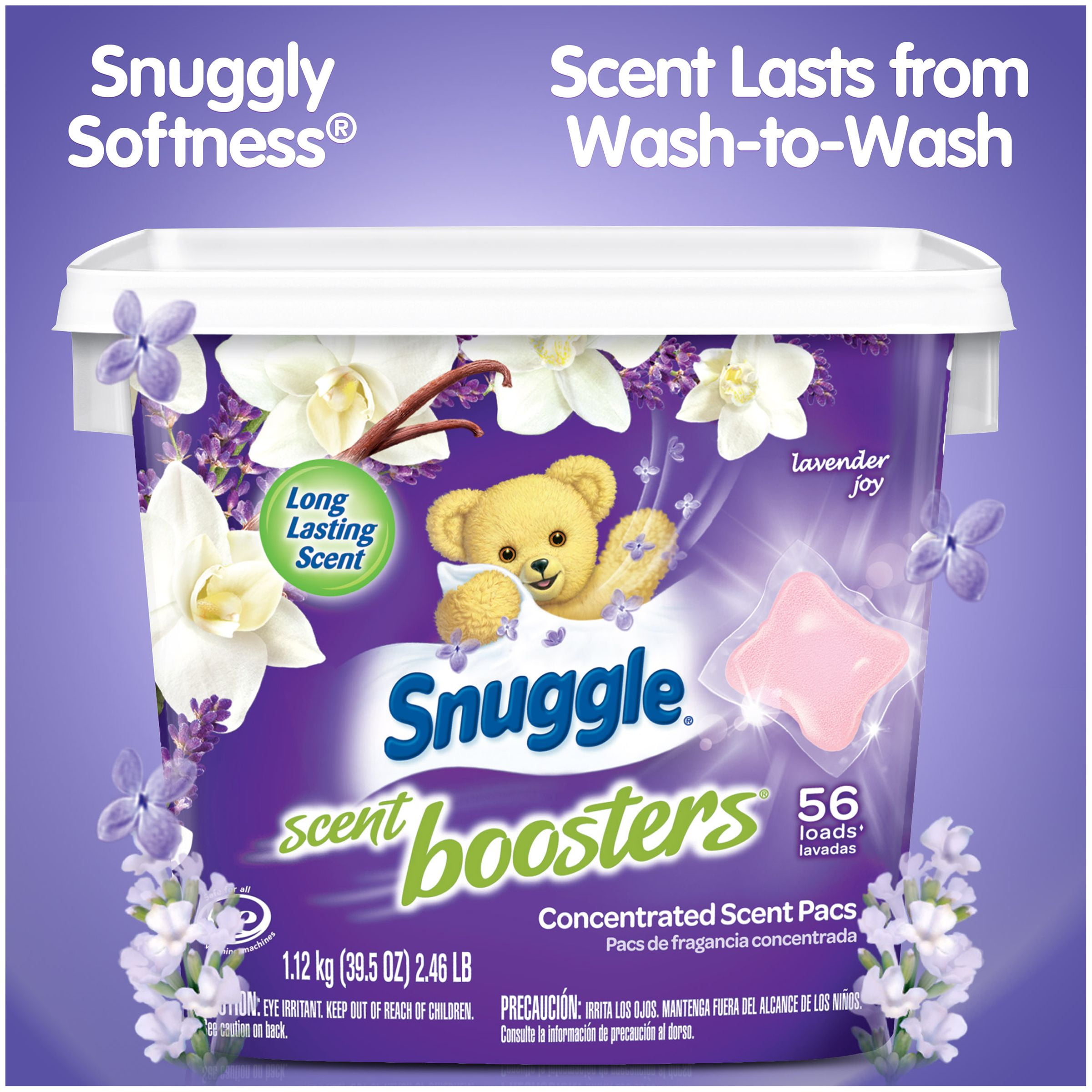 Snuggle Laundry Scent Boosters Concentrated Scent Pacs 56... Lavender