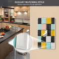thumbnail image 5 of Yayeee Toggle Light Switch Wall Plate 1-Gang 4.5"x2.7" Home Decorative Outlet Cover, Yellow Checkered Pattern, 5 of 7