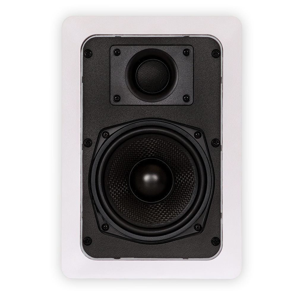 Theater Solutions TS50W In Wall Speakers Surround Sound Home Theater 3 Speaker Set - image 3 of 5