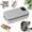Gray, variant on Portable Rechargeable Electric Lunch Box, Cordless Stainless Steel Food Warmer with Smart Timer, Temperature Display & Leak‑Proof Lid for Work and Travel