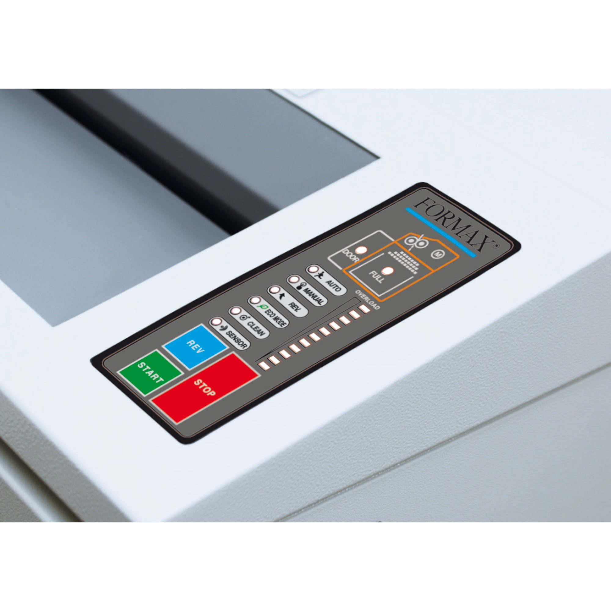 Formax FD 87 Plastic 38-Sheet Cross-Cut Paper, Plastic & Laminate Shredder