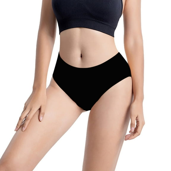 Baberdicy Underwear Women, Women's Pure Cotton Underwear Large Size High Waist Breathable High Elastic High Slit Crotch Briefs Panties for Women
