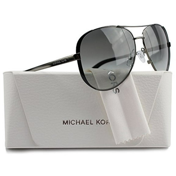 Michael Kors MK5004 Chelsea Aviator Sunglasses Gunmetal w/Grey Gradient 1013/11