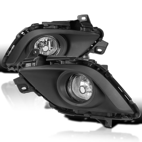 Spec-D Tuning Clear Bumper Driving Fog Lights   Bulbs   Switch Compatible with 2014-2016 Mazda 6 Mazda6 L R Pair Assembly