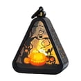 thumbnail image 3 of zhonghuaying 1 Pack Triangular Hollow Cutout Halloween LED Night Light, 4 Assorted Themed Pattern Hanging Decor Lamp for Indoor Halloween Party Decorations & Fall Home Tabletop Ornament A, 3 of 7
