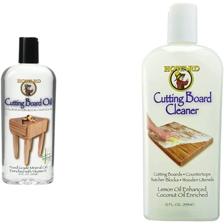 Howard Products BBB012 Butcher Block and Cutting Board Oil, 12-Ounce