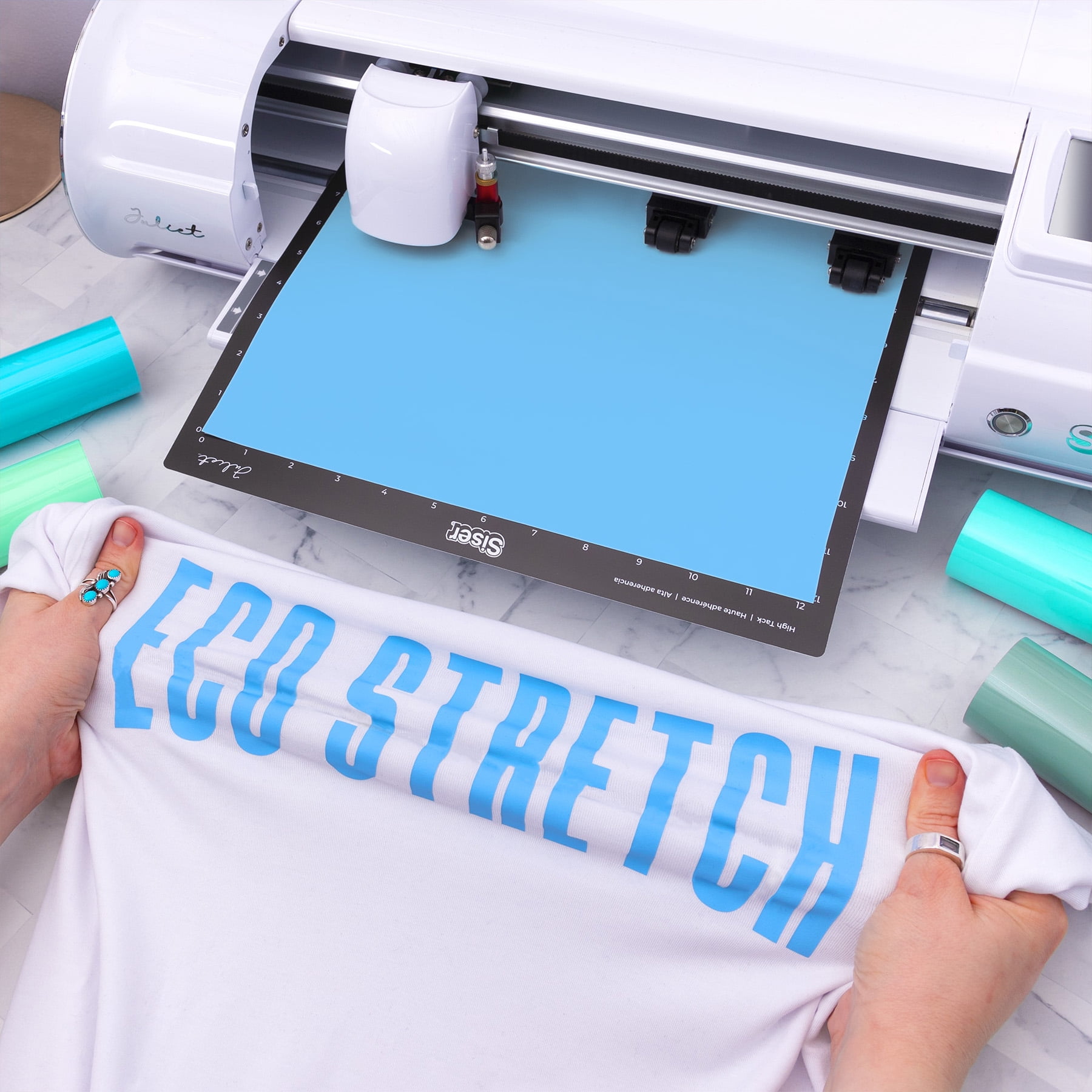 SISER Easyweed Ecostretch HTV Heat Transfer Vinyl, 60", White
