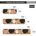 thumbnail image 3 of Coolnut Autumn Pumpkins Kitchen Sink Splash Guard 2 Packs Faucet Absorbent Mats Cute Dot Retro Faucet Handle Drip Catcher Quickly Drying Mat for Kitchen Counter Bathroom, 14.9"x5.5", 3 of 7