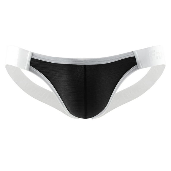 Mens Underwear Men's Buttless Briefs Brushed Breathable Double Butt Pants