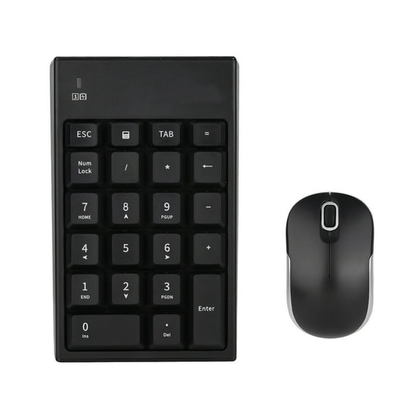 Wireless Keyboard Mouse Set2.4GHz Wireless Keyboard Mouse Wireless Number Keyboard Mouse Combo Optical Mouse Numerical Keypad Unrivaled Performance