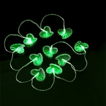 EGNMCR Valentine Day Decor 65 In 10 LEDs Heart Lights String Lights Battery Operated with Remote Valentines Decorations for The Home Kids Bedroom Christmas Mother's Day(Red White) Gifts