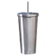 thumbnail image 1 of Cateissary Frasco de vacío de acero inoxidable a prueba de fugas aislante desmontable pajita 500ml botella de agua reutilizable taza suministros Cocina y Comedor Plata, 1 of 6