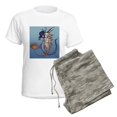 thumbnail image 5 of CafePress - Anime Mermaids Women's Light Pajamas - Women's Short Sleeve Print T-Shirt and Pants Light Cotton Pajama Set, 5 of 7