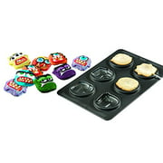 Sweet Creations 6-Cup Non-Stick Monster Cake Pop Pan, Gray