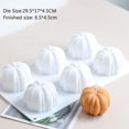 thumbnail image 1 of 1pc New 3D DIY Handmake Candle Making Silicone Mold Pumpkin Candle Candle Mold, 1 of 7
