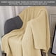 thumbnail image 5 of Manta de sofá de punto suave con borla, cama, mantón de siesta de oficina, manta decorativa para sofá, color beige Scienceny LF000016-05B, 5 of 7
