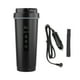 thumbnail image 4 of Hervidor eléctrico para coche, taza calefactora para café, té y leche, revestimiento de acero inoxidable 316 Negro, 4 of 8
