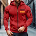 thumbnail image 2 of Ceisia Men's Outdoor Sports Jacket Hooded Long Sleeve Summer Loose Fit with Pockets Gift, 2 of 6