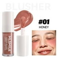 thumbnail image 1 of Dvkptbk Highlight blush Liquid Blush for and Cheeks Fine Shim Highlight Contours Moisturizing Color Developing Rouge Blush 4.5ml, 1 of 1