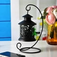thumbnail image 4 of Soporte de vela huecas Candlestick Tealight Colgando Linterna Jaula de pájaros Decoración del hogar, 4 of 6