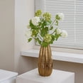 thumbnail image 4 of LShunze Realistic Fake White Flowers Artificial Silk Hydrangea Flowers Artificial Flowers Faux Hydrangea Stems for Bouquets Home Table Centerpieces Outdoor Wedding Office Family Party Decoration, 4 of 8