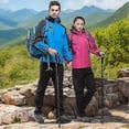 thumbnail image 3 of Windproof Rain Jacket Waterproof Hooded Casual Coats with Pockets for Outdoor Dating Walking, 3 of 5