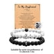 thumbnail image 3 of Juego de Pulseras de Abalorios Blancos y con Estilo para Hombres y Mujeres, 3 of 4