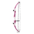 thumbnail image 3 of Genesis Archery Mini Compound Target Practice Bow Kit, Left Hand, Pink, 3 of 8