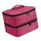 thumbnail image 3 of Bolsa de transporte Bolsa de almacenamiento Estuche organizador de viaje para esmaltes de uñas Bolsillo con cremallera para maquillaje, 3 of 8