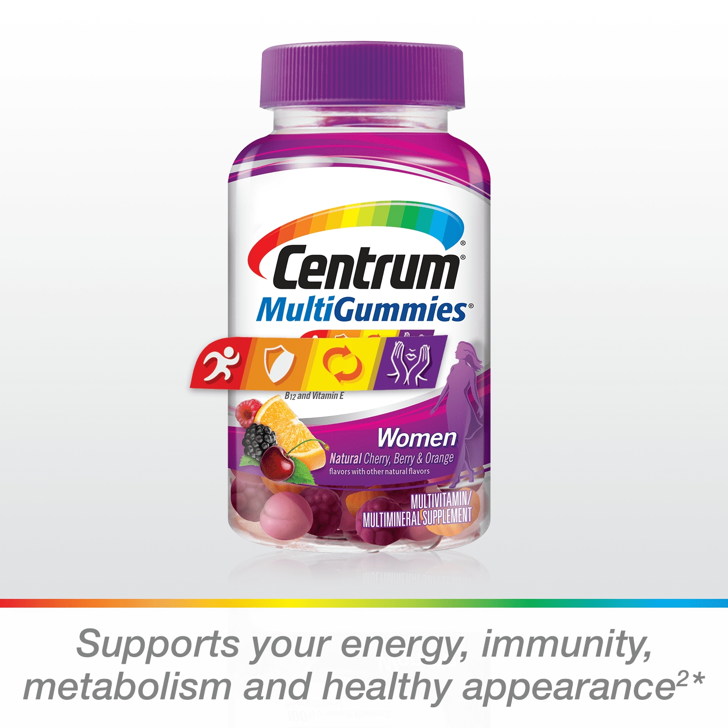 Centrum MultiGummies Women's Multivitamin Gummies, 84 Count