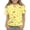 Yellow, variant on Cute Tops for Kids Girls Size 3-4 Summer Short Sleeve Funny Animal Graphic Tee Tops Casual Kids Shirts Tween Girls Trendy Clothes Crew Neck T-Shirts Multicolor