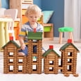 thumbnail image 2 of Juego de troncos de madera Wondertoys 530 piezas para niños a partir de 3 años, 2 of 9
