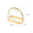 thumbnail image 3 of Kitchen Organizers and Storage On Clearance 15-head Coffee Cup Holder, Cup And Dish Rack, 2-layer European Metal Coffee Cup Holder, Cup And Dish Storage Rack, 3 of 8