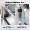 thumbnail image 7 of Sponge Holders Rust-Proof Simple Installation Multipurpose Hanging Sponge Caddy Kitchen Sink Organizer, 7 of 7