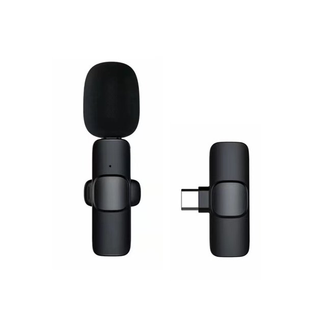 Micrófono Lavalier inalámbrico Grabación de audio y video portátil Mini micrófono para iPhone Android Facebook Youtube Live Broadcast Gaming Tan Jianjun unisex