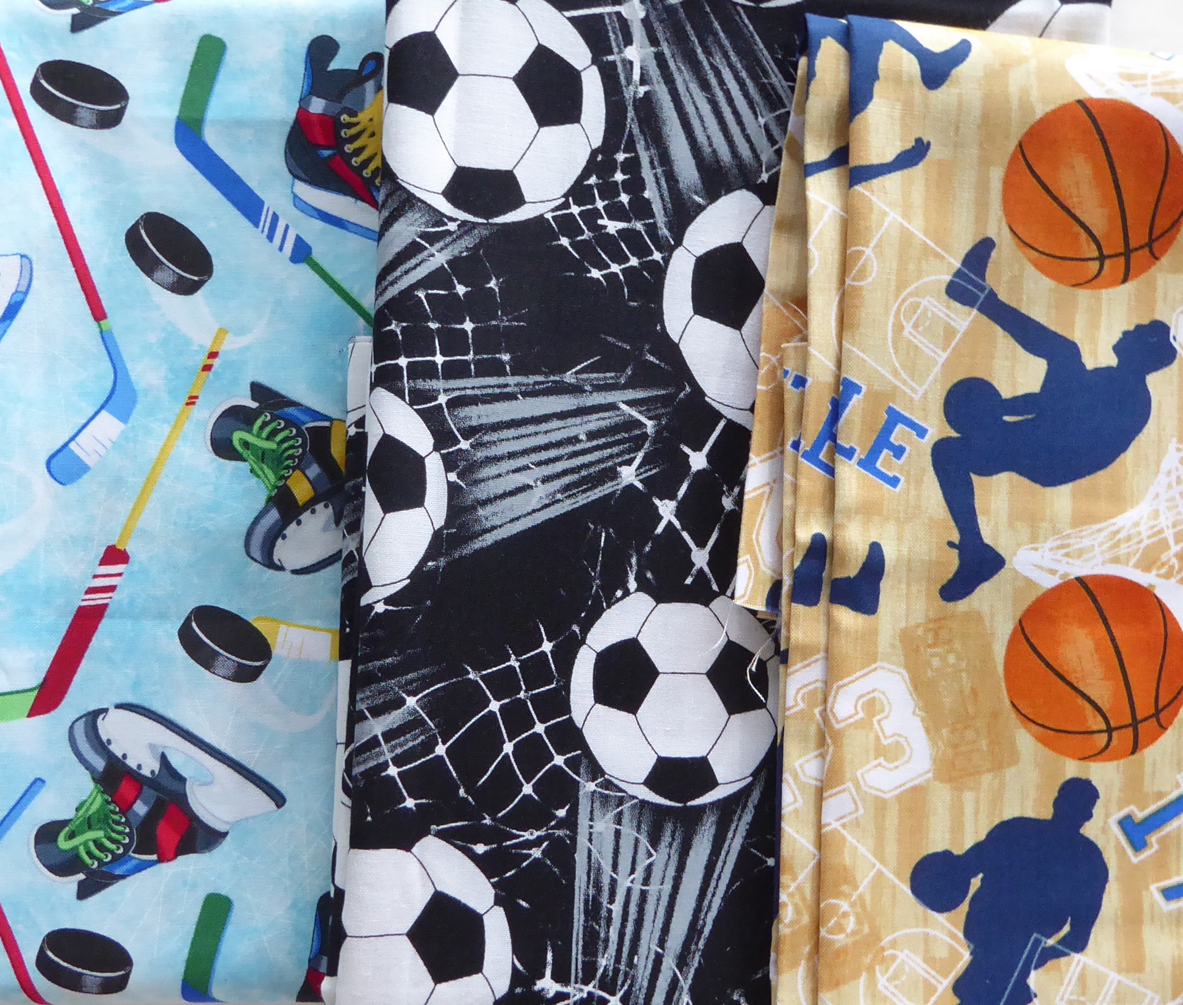 Sports Cotton Fabric Bundle Last of the Best 2 Yds 4 inches