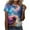 New2/Multicolor, variant on Otvok Womens Crewneck Short-Sleeved Tops Casual Valentine'S Day Printed T-Shirt