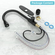 Kitchen Sink Faucets with Pull Down Sprayer, High Arc Single Handle with Water Lines