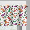 thumbnail image 4 of Ambesonne Peppers Window Valance, Hot Chili Mexican Cusine, 54" X 18", Multicolor, 4 of 5