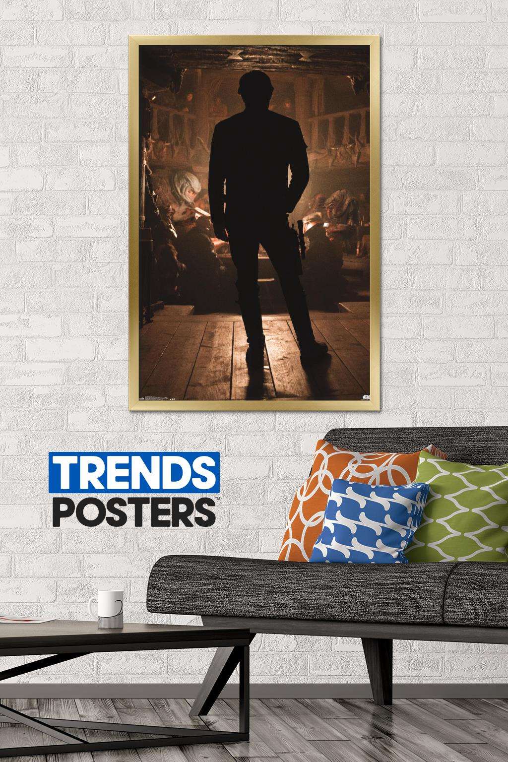 Star Wars: Solo - Han Wall Poster, 22.375" x 34", Framed