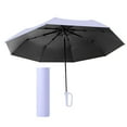 thumbnail image 2 of yuksok Folding Umbrella Large Travel Sunshade Umbrella for Outdoor Activities Trips violet, 2 of 9