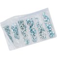 thumbnail image 3 of Paquete de material de disfraces de decoración de diamantes de imitación de cristal colorido de bricolaje (azul lago), 3 of 8