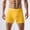 Jaune, variante sur Ensemble de Quatre Culottes Respirantes pour Usage Quotidien et Sport avec Ceinture Extensible Douce et Confortable