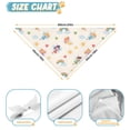 thumbnail image 6 of Dog Bandana 1 Pack,Pastel Fairy Rainbow Pattern Bandanas for Dogs,Cat Bandana,Small/ Large Dog Bandana 2 Size,Dog Bandanas, 6 of 6