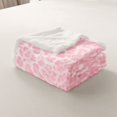 thumbnail image 4 of Erosebridal Pink Leopard Print Throw Blanket for Couch, Cheetah Plush Blanket, Wildlife Animal Fleece Blanket, Flannel Blanket Bedroom Decoration, 50x60, 4 of 7