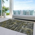 thumbnail image 6 of Addison Rugs Chantille Indoor/Outdoor Transitional Stripes Charcoal Washable Rectangle Rug, 9' x 12', 6 of 6